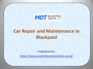 Car Repair and Maintenance in Blackpool (1)