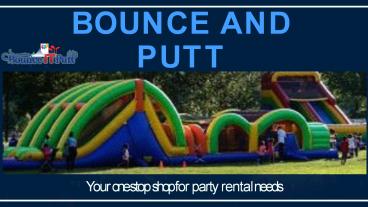 Slider Jumping Castel