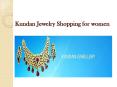 Kundan jewelry shopping for women