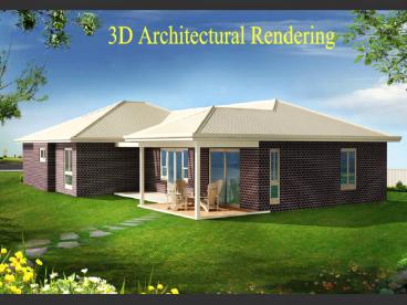 3D Architectural Rendering Service