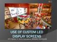Use of Custom LED Display Screens for Sports Applications, Billboards, Scoreboards PowerPoint PPT Presentation