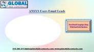 ANSYS Users Email Leads