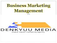 Business Marketing Management
