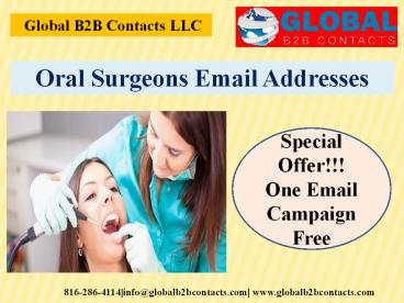Oral Surgeons Email Addresses
