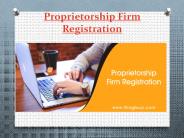 Proprietorship Firm Registration