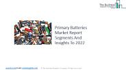 Global Primary Batteries Market  Analysis