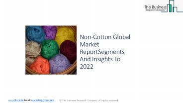 Non-Cotton Structure And Forecast Report