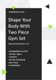 Shape Your Body With Two Piece Gym Set PowerPoint PPT Presentation
