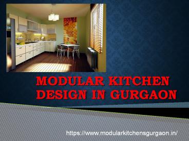 Best modular kitchens manufacturers in Gurgaon