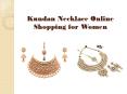 Kundan Necklace Online Shopping for Women