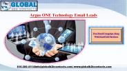 Argus ONE Technology Email Leads