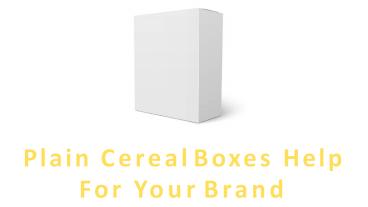 Plain Cereal Boxes by iCustomBoxes