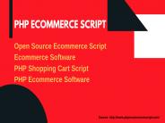 Open Source Ecommerce Script | Ecommerce Software