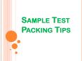 Storage Direct 2 U - Sample Test Packing Tips PowerPoint PPT Presentation