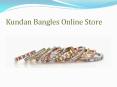 Kundan bangles online store