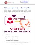 VisitorsPro: Visitors Management System Radical Global PowerPoint PPT Presentation