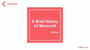 A Brief History Of Microsoft