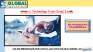 Attunity Technology Users Email Leads