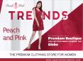 Peach and Pink - Premium Fashion Store Online PowerPoint PPT Presentation
