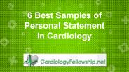 6 Best Samples of Personal Statement in Cardiology