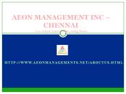 ((Aeon))) Management Inc --- (((Chennai))) Reviews*^&^&
