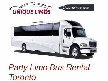 Party Limo Bus Rental Services Available in Toronto