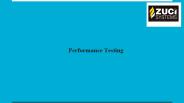 Performance Testing