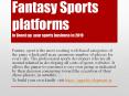 Best Fantasy Sports Development PowerPoint PPT Presentation