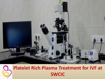 Platelet rich Plasma Therapy
