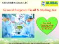 General Surgeons Email & Mailing List