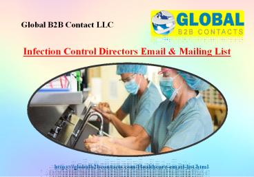 Infection Control Directors Email & Mailing List