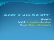 Local Uber Driver - Become Uber Driver