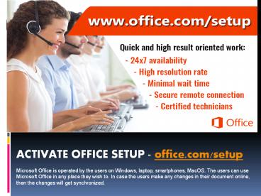 office.com/setup | How to Activate Microsoft Office Setup?