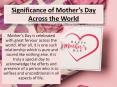 Different Ways to Celebrate Mother’s Day 2019 PowerPoint PPT Presentation