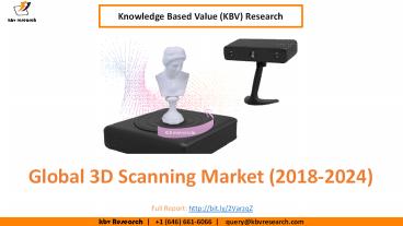 3D Scanning Market Size- KBV Research