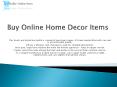 Buy Online Home Decor Items