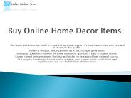 Buy Online Home Decor Items