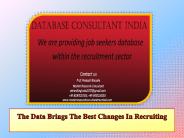 The Data Brings The Best Changes In Recruiting