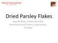 Dried Parsley Leaves wholesale Supplier, Bulk Exporter | Dehydratedveg.com PowerPoint PPT Presentation