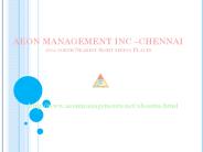 Aeon (((Management))) Inc Chennai ---- Velachery