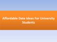 Affordable Date Ideas For University Students