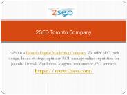 2SEO Toronto Digital Marketing Company 