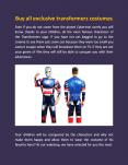 Transformers Costumes