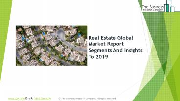Real Estate Market Trends, Growth Analysis And Future Outlook