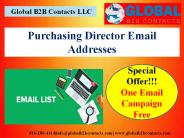 Purchasing Director Email Addresses