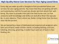High Quality Home Care Services for Your Aging Loved Ones PowerPoint PPT Presentation