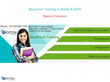 Blueprism Training in Noida & Delhi