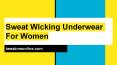 Sweat-Wicking Underwear For Women For Sale