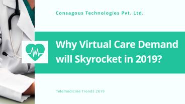 Why Virtual Care Demand will Skyrocket in 2019?
