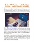 Online PTE Training – Is It The Right Choice? - Avigna Learning Academy PowerPoint PPT Presentation